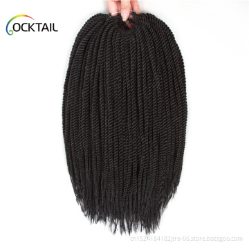 senegalese crochet twist braid hair 12 18 24 inch synthetic hair for braiding